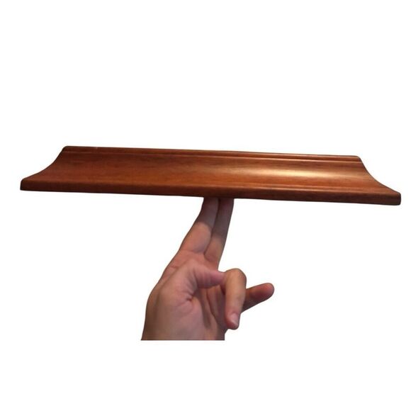 Rare Koa Wood Hawaii Handmade Clock Artist Rowland Fujii M.I Honolulu 12x12 - Picture 3 of 8